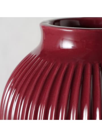Wazon "Burgundo" w kolorze bordowym - wys. 17,2 cm