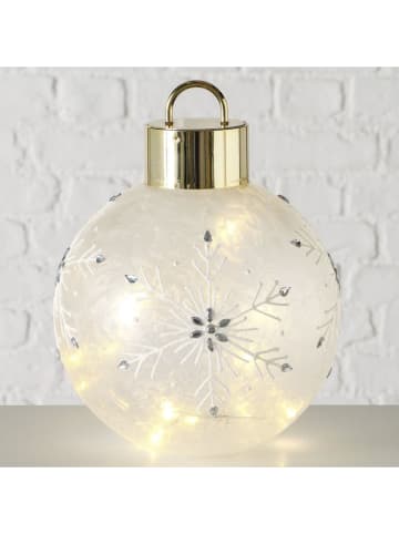 LED-Dekoaufsteller "Iluma" in Weiß - (H)25 cm