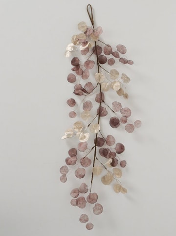 Girlanda roślinna "Eukaliptus" w kolorze kremowo-jasnoróżowym - dł. 120 cm
