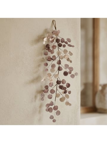 Girlanda roślinna "Eukaliptus" w kolorze kremowo-jasnoróżowym - dł. 120 cm
