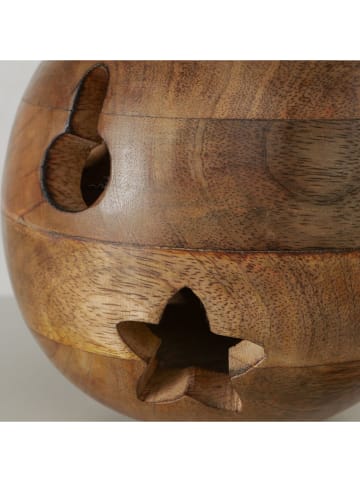 Dekoanhänger "Mirano" in Braun - (H)17 x Ø 15,5 cm