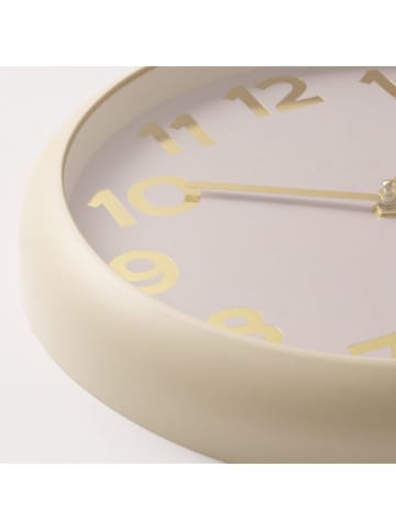 Wanduhr "Timela" in Creme - Ø 30 cm