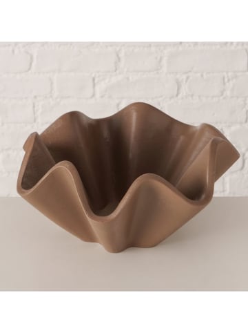 Dekoschale "Sorin" in Braun - (H)10,5 cm