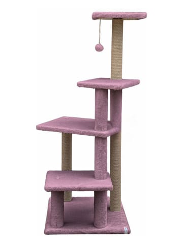 Kratzbaum "Alessi" in Flieder - (B)45 x (H)117 x (T)45 cm