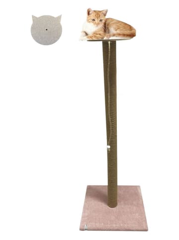 Drapak "Axel" w kolorze jasnoróżowym dla kota - 37,5 x 103 x 37,5 cm
