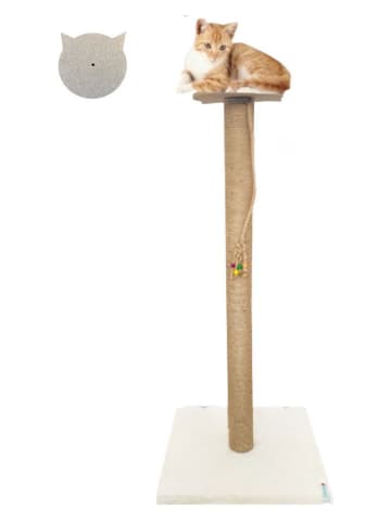 Krabpaal "Axel" wit - (B)37,5 x (H)103 x (D)37,5 cm