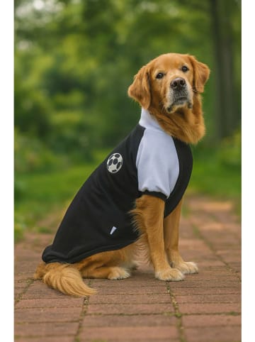 Hundehoodie in Schwarz/ Weiß