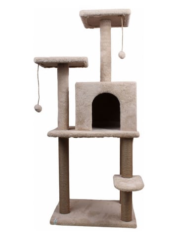 Domek "Calista" w kolorze beżowym dla kota - 50 x 125 x 35 cm