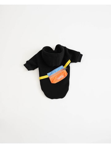Hundehoodie in Schwarz/ Bunt