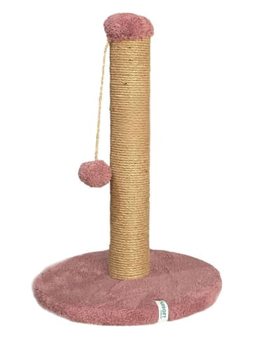 Drapak "Coris" w kolorze szaroróżowym dla kota - wys. 52 x Ø 30 cm