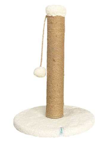 Drapak "Koris" w kolorze beżowym dla kota - wys. 52 x Ø 30 cm
