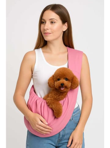 Haustier-Schultertasche in Pink