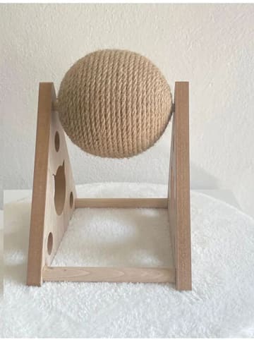 Kattenspeelgoed beige - (B)27 x (H)27 x (D)21 cm