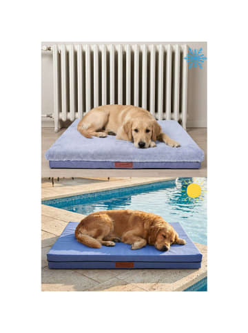 Dierenbed "Pure Comfort" blauwgrijs