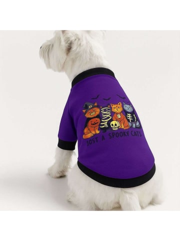Hondenhoodie paars/meerkleurig