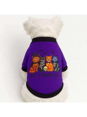 Hondenhoodie paars/meerkleurig