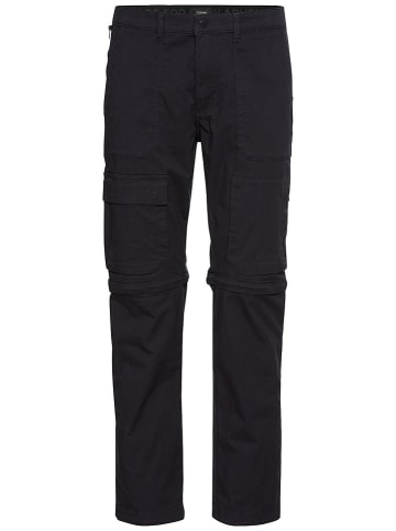 Bojówki Zipp-Off - Relaxed fit - w kolorze granatowym