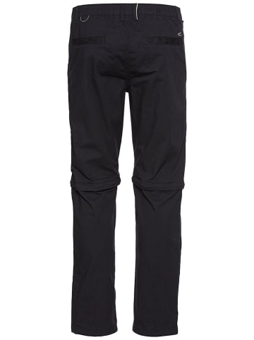 Bojówki Zipp-Off - Relaxed fit - w kolorze granatowym