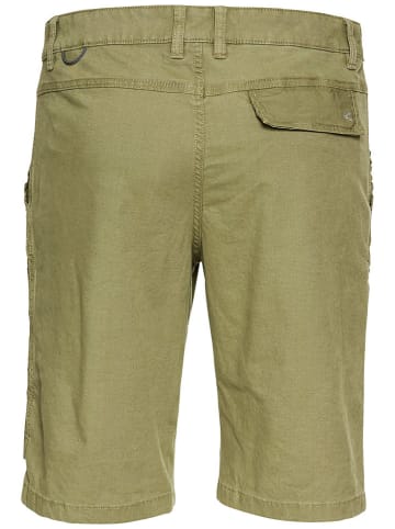 Bojówki - Regular fit - w kolorze zielonym