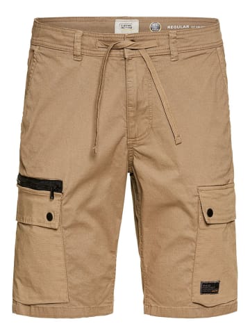 Cargoshorts - Regular fit - in Hellbraun