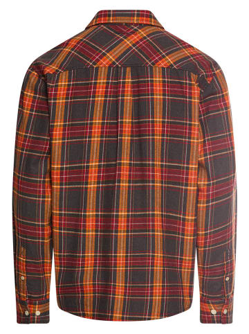 Hemd - Regular fit - in Orange/ Rot/ Braun