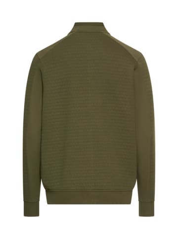 Sweatvest olijfgroen