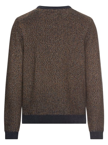 Sweter w kolorze granatowo-jasnobrązowym