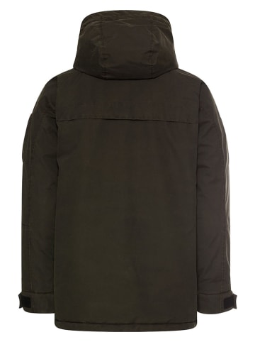 Parka w kolorze brązowym