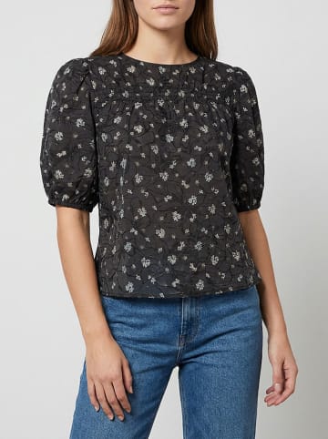 Blouse "Nancy" zwart/crème