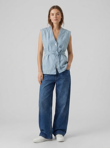 Spijkergilet "Josephine Rue" lichtblauw
