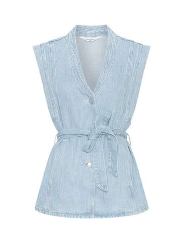 Spijkergilet "Josephine Rue" lichtblauw