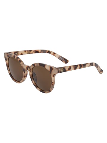 Damen-Sonnenbrille in Braun/ Beige