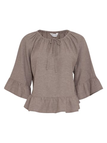 Bluse "Viana" in Taupe