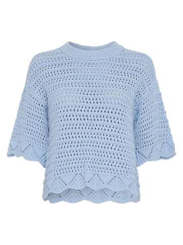 Sweter w kolorze błękitnym