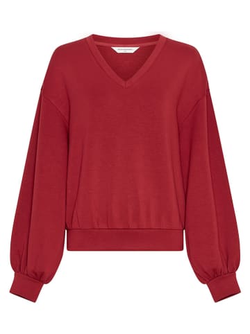 Sweatshirt in Bordeaux