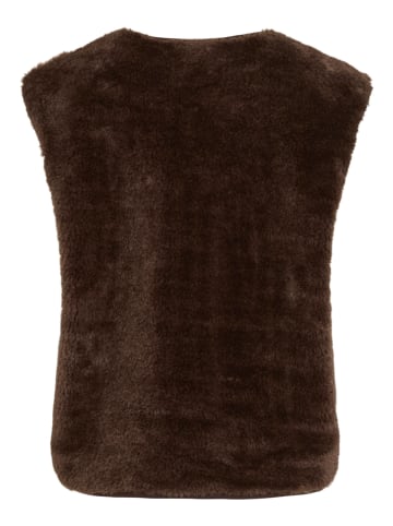 Teddyweste "Vifallulah" in Dunkelbraun
