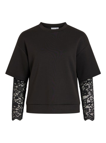Sweatshirt "Visiffi" in Schwarz