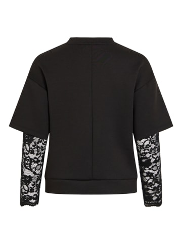 Sweatshirt "Visiffi" in Schwarz