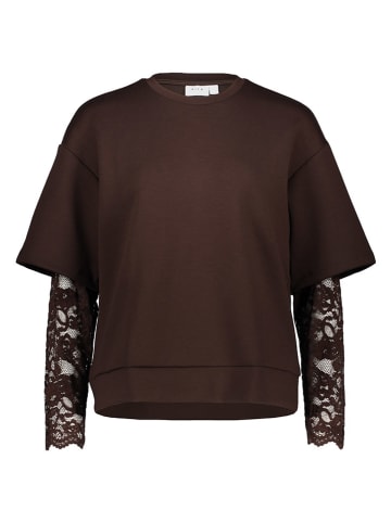 Bluza "Visiffi" w kolorze ciemnobrązowym
