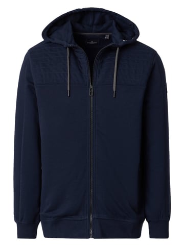 Sweatjacke in Dunkelblau