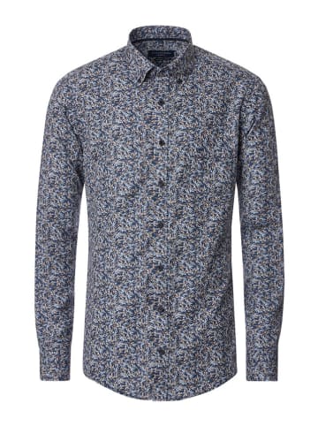 Hemd in Blau/ Orange