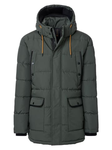 Steppmantel in Khaki