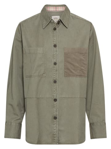 Koszula dżinsowa w kolorze khaki