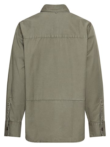 Koszula dżinsowa w kolorze khaki