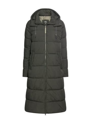 Steppmantel in Khaki
