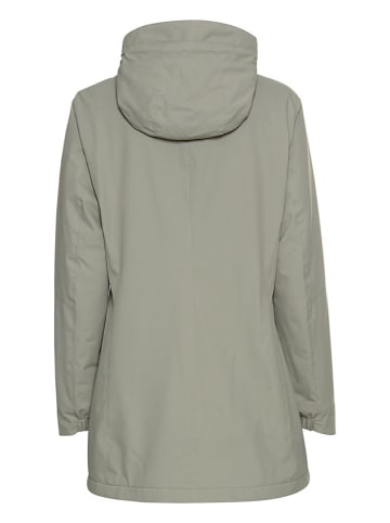 Übergangsmantel in Taupe