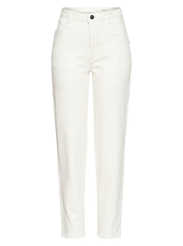 Jeans - Mom fit - in Weiß