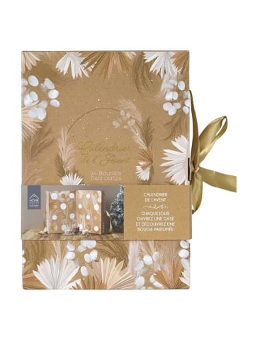 Kerzenkalender in Beige - (B)21,4 x (H)30,5 cm