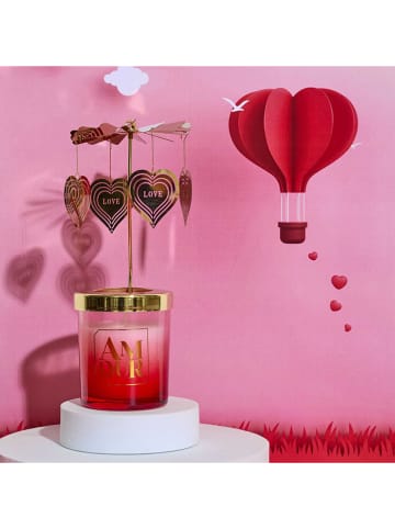 Duftkerze in Rot/ Gold - 290 g