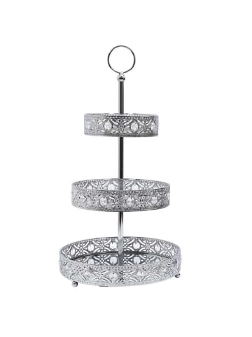 Etagère zilverkleurig - Ø 25 cm